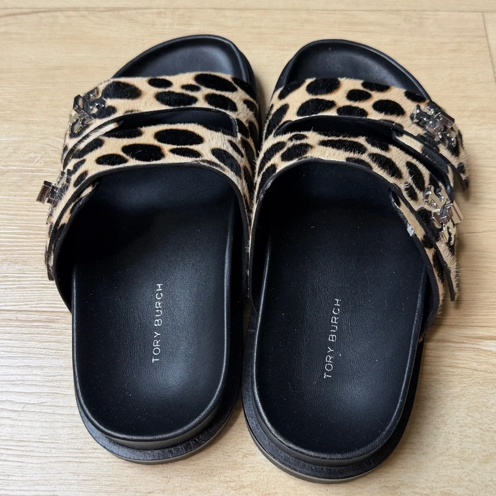 Tory Burch Turnlock Sport Slides, SIZE 7 US